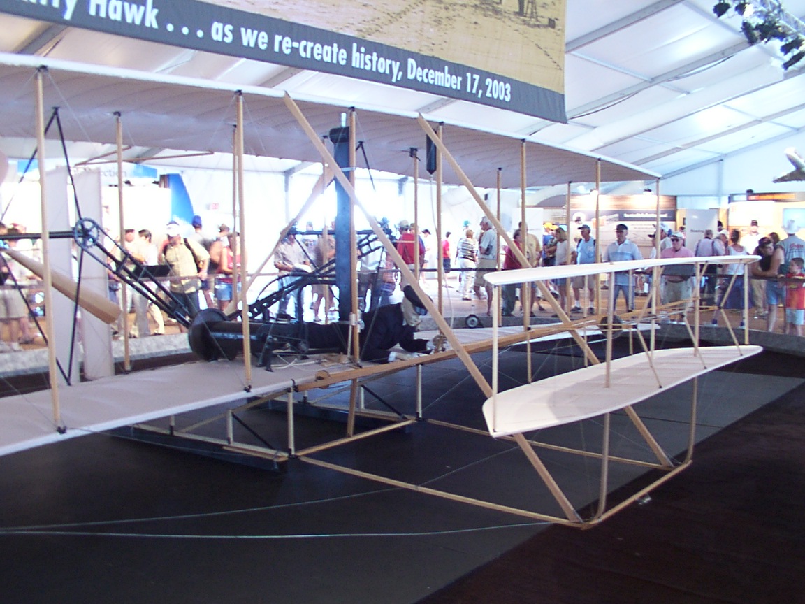 A replica of the original Wright Brothers flyer, to be flown in   