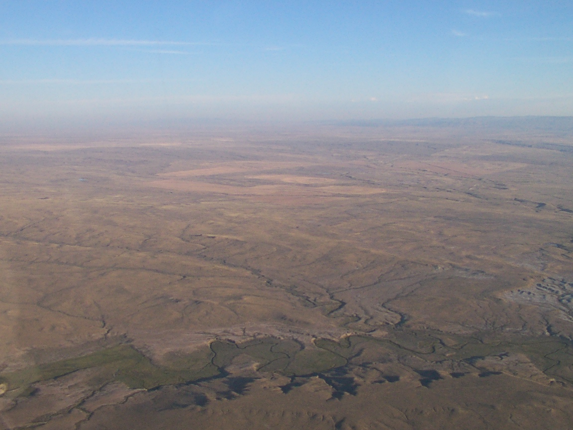 Back to the drabness of the wide open spaces.  