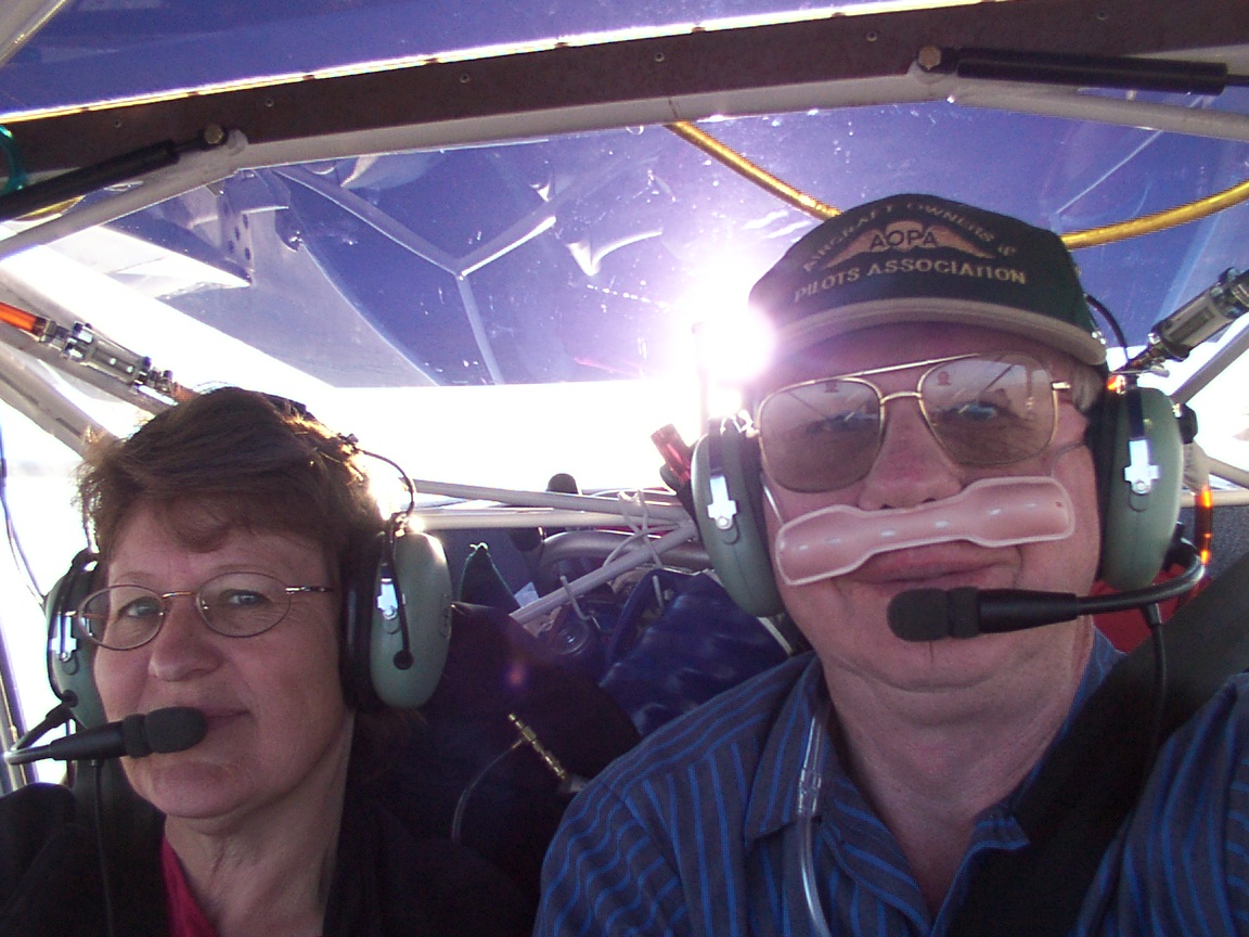 This is us - with me using oxygen, which I learned to appreciate.  